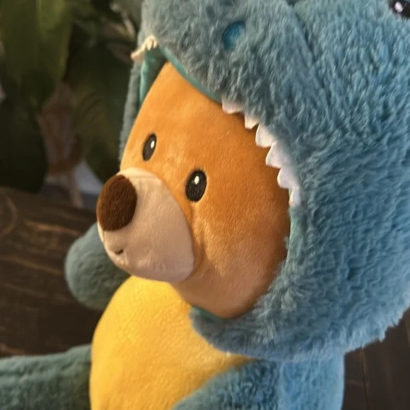 5/$25 Teddy bear with a Dino costume - Picture 3 of 5